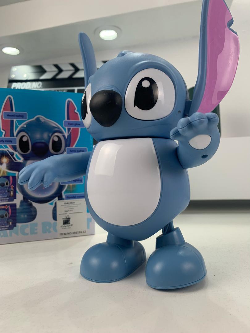 Jouet Danseur Interactif Musical Stitch avec Lumières – لعبة ستيتش الراقصة