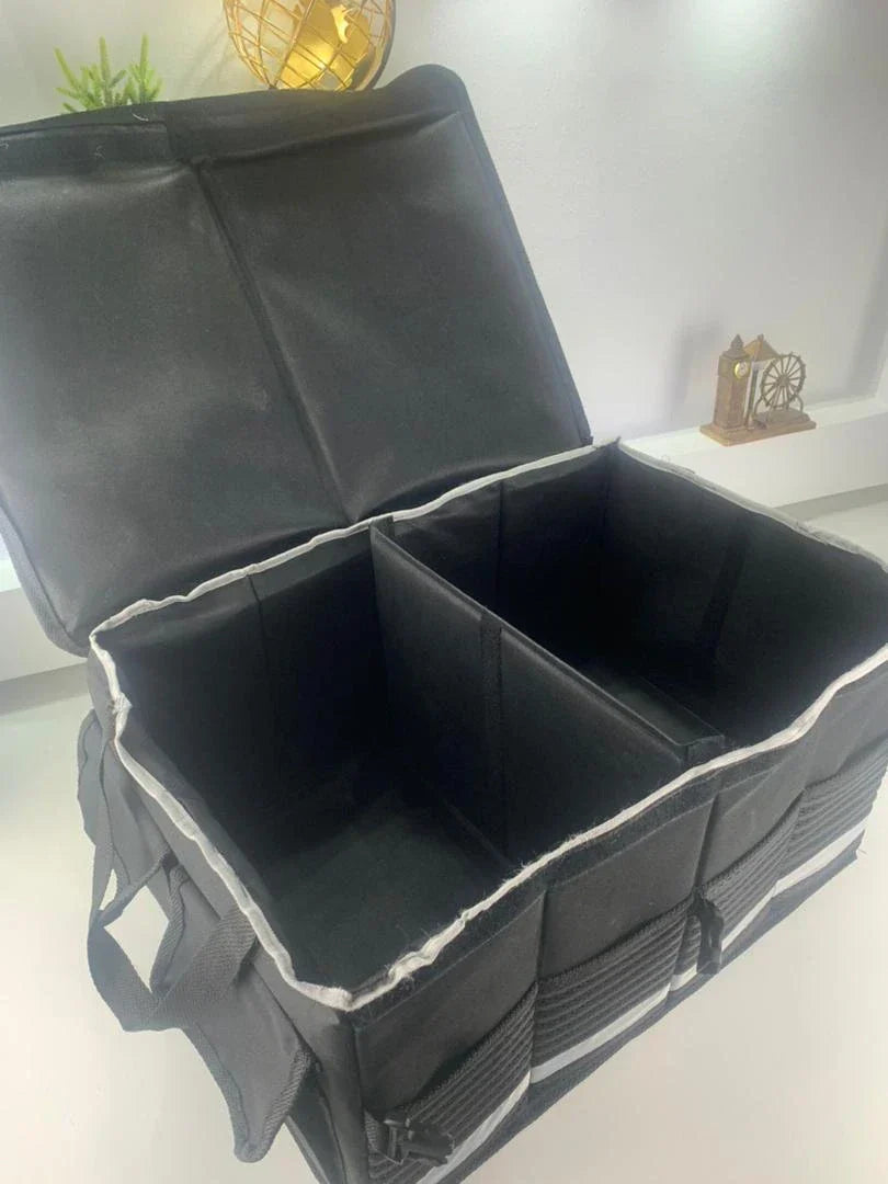 Organisateur de Coffre Pliable et Imperméable avec Multi-Compartiments – صندوق تنظيم الأغراض قابل للطي ومقاوم للماء